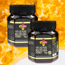 SPH 100% 뉴질랜드 퓨어 야생화 멀티 플로라 꿀 1kg, 1kg 2개