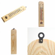 마트498 나무온도계 온습도관리 아이방가구 사무용 실내공기 온도모니터링 실내온도측정 온습도모니터링 아이방