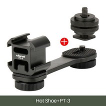 JINUS 디카 호환 Ulanzi 3 콜드 슈 카메라 마운트 어댑터 BY-MM1 마이크가있는 포트 확장 DSLR 용 LED 비디오 라이트 Canon Nikon Petax, [02] Hot Shoe with PT-03