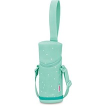 써모스 마이 보틀 파우치 스트랩 첨부 450-600ml 퍼플 스타 일본직구, 350~400ml용개, 민트스타