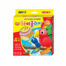 아모스 아이클레이 클레이 점토 학습교재용 18g 4p