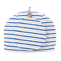 세련된 북유럽풍 티코지 블루계 웨이브 찻주전자 커버 장인의 기술 가와시마 사치코·창자 공작 일본제 면 100%