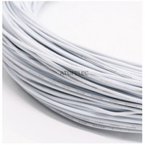 1M UL1015 24/22/20/18/16/14/12/10/8 AWG 600V PVC 주석 도금 구리 연선 케이블 검정/빨강/주황색/노랑/, 01 WHITE_04 18AWG