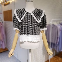 르피타 넓은카라블라우스(L222UBL605)