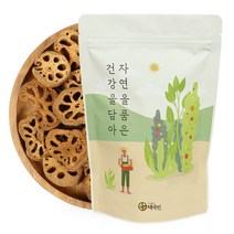 자연닮음 쪄서말린 국산 볶은 연근차 100g, 볶은연근차 100g, 1개