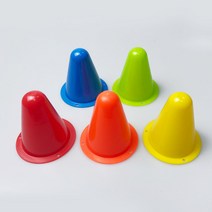 파티짱 칼라콘 접시콘 트레이닝콘 라바콘, 미니 칼라콘 8cm (옐로우)