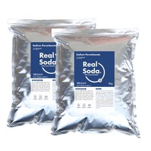 리얼소다 과탄산소다 10kg (5kg 2팩) 대용량 천연세제 세탁 산소계 표백제, 3kg