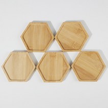 모자이크타일 세라믹 및 유리 모자이크 만들기 공예와 diy 코스터 키트에 대 한 5 pcs 코스터베이스, 05 Hexagonal