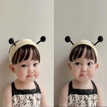 아기 유아동 꿀벌 헤어밴드 아기터번 남아 여아 공용 머리띠 헤어악세서리