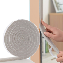 쇼핑몰집 접착식문풍지 1팩2롤 (1.5cmX2롤) 외풍차단바람막이 창문틈새막이 문틈막이 창문바람막이 방풍 유리문바람막이 외풍차단 문풍지, 1팩