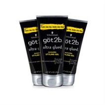 가스비 울트라 글루 스타일링 헤어젤 170g 3팩 Got2b