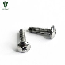 스텐 서스 트러스머리 십자 볼트 우산머리 낱개 개당 판매 M3 - 12, 100ea