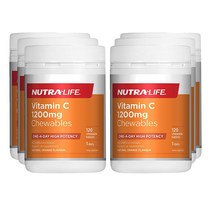 Nutralife 뉴트라라이프 비타민C 1200mg 120정 6개