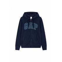 갭 GAP Adults 남성 아치 로고 패치 후드 집업_네이비 5113127002 871258