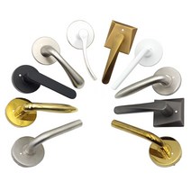 방문손잡이모음 _문고리 문손잡이 욕실손잡이 레버 시린다 스텐 화이트 골드 블랙, [파격SALE]스텐 원형 방문손잡이(키형)