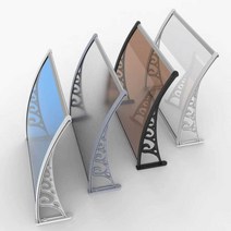 처마 캐노피 아크릴 주차 어닝 투명 지붕 테라스 판넬, 80x180 (브래킷3개포함)