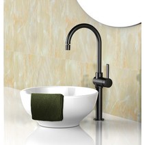 힐링바스 탑볼 세면 수전 C16 BLACK, 1개