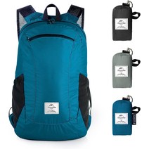 네이처하이크 배낭 18L 방수 등산 하이킹 트래킹 데이팩 경량 휴대용 비행기 소형 배낭, 인디고