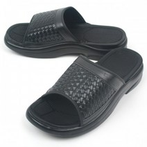 니코럭셔리 블랙 남자 사무실 실내슬리퍼