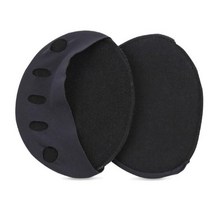 여성 구두 깔창 실리콘 젤리 샌들 슬리퍼 평발 교정 얇은 아치형 forefoot pad for women high heels half insoles five toes, 검은색, 한 사이즈