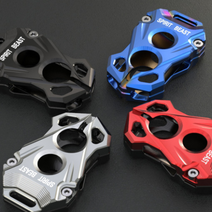 XMAX300 스마트키커버 T6알루미늄합금소재 엔맥스21년이후 장착가능, 블랙, 1개