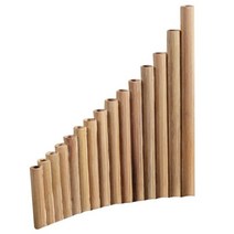 팬플룻 파이프 인디언 악기 핫3c-팬 플룻 15 파이프 천연 대나무 바람 악기 Panpipe G 키 수제 목관 민속 I, 01 보라색
