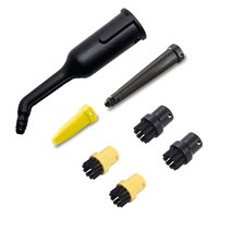 해빙기 고온 고압 스팀 청소기 karcher sc1-sc7 ctk10 ctk20 액세서리 교체용 부스터 노즐 증가 압력 노즐, 7pcs 블랙 옐로우, 6v