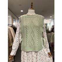 써스데이아일랜드 케이블 트임 베스트(T218MVT241W)(1272328)