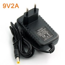 AC DC 전원 공급 장치 9 V 소스 LED 변압기 220V 9 볼트 범용 어댑터 9, 02 9V 2A, 02 EU Plug