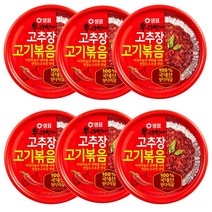 샘표반찬 샘표 고추장 고기볶음 95g 6개