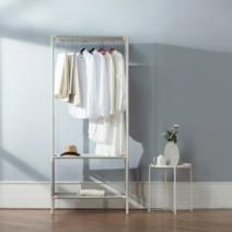 유로피 무볼트 드레스룸 싱글 행거 라이트 그레이 선반 옷장 (8682964)