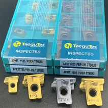 카바이드 인서트 공구 APMT1135 APMT1604 PDER TT9080 APKT1705 PER-EM TT9080 인덱서 블 밀링 커터 용, [01]