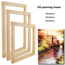 나무액자 탁상용 가족 사진인화 웨딩 캔버스 유화용 나무 프레임 40x50cm 숫자로 표시된 diy 사진 내부 벽 홈 데코레이션, [07] 50x70cm
