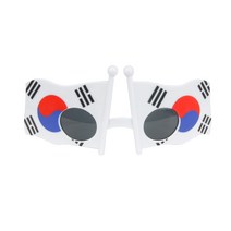 [태극기밧줄] 파티짱 태극기 국기 깃발, 태극기 안경