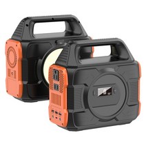 캠핑용 배터리 MEIYULIN 220V 휴대용 발전소 200W 비상 에너지 저장 순수 사인파 보조베터리 태양 전지 캠, 02 orange_03 AU