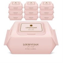 루이비앙 핑크 저자극 엠보싱 아기물티슈 캡형, 100매, 70팩