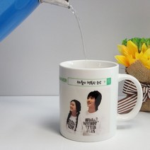 핸드디자인 네이버 포토머그컵/기념일/생일선물/어버이날/스승의날/주문제작/돌선물, 핑크