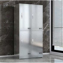 스테인리스 관물대 필라테스 옷걸이 철제옷장 목욕탕, 2문 사물함 201 스테인레스 스틸 1.0mm