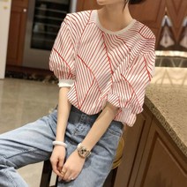 [리즈무드] 실키 루즈 라이너 블라우스