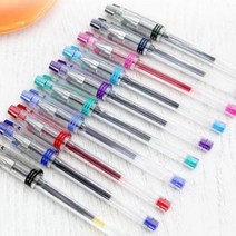 동아 파인테크 캡식 중성펜, 0.7mm-은색(74)