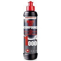 멘체나 Menzerna 헤비 컷 컴파운드 1000 236.6ml(8온스) - 폼 폴리싱 패드를 사용하여 깊은 긁힘을 빠르게 제거하기 위한 자동차 광택