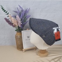 중년남성 피에르가르뎅 P/N 글렌체크 가을겨울 헌팅캡 간절기 정장체크 고급신사모 도리우찌