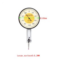 원래 수입 독일 Asimeto 및 레버 다이얼 표시기 0-0.2mm 2uM 0.01MM, 01 Large surface0-0.2MM