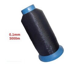 나일론실 투명 물고기 실 바느질 DIY 나일론 끈 구슬 코드 스레드 쥬얼리 보이지 않는 크리스탈 0.08mm 0.5mm, [08] 0.1mm Black, 한개옵션1