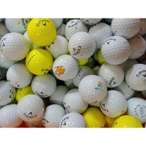 캘러웨이크롬소프트 화이트 엘로우 중고 골프공 로스트볼 A-급 10알, 크롬소프트 화이트A-급(10알), 1개