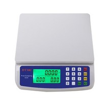 30kg / 1g 정밀 LCD 디스플레이 디지털 스케일 전자 균형 정확도 체중 홈 주방용(White), White, KScale007