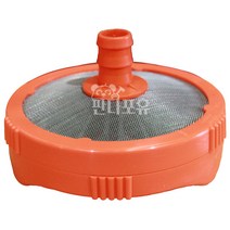 동력분무기 고성능흡입망(주황색) 거름망 걸음망 80A 100A 농업 펌프 양수기, 840g
