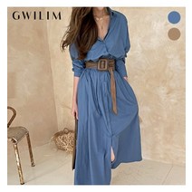 귈림 귈림 프렌치 슬림핏 셔츠 원피스GAFOP012P