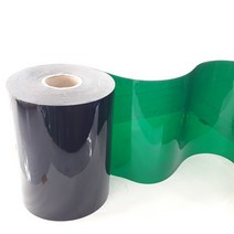 (모델K30 녹색투명2mm폭30cm) PVC연질염화비닐 방풍방수 아스테이지 비닐커튼 바람막이 용접차단막 두꺼운비닐