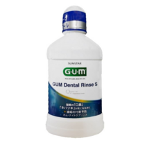 GUM 검 무알콜 구강청결제 덴탈린스S 250ml, 24개